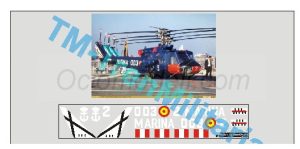 Calcas del helicóptero EC-120 Colibrí, "azul 3ª Escuadrilla Armada". Escala 1:48. Marca Trenmilitaria. Ref: 000_4804