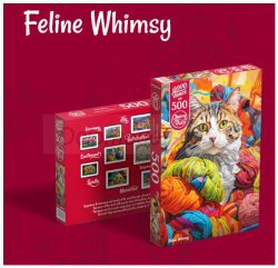 Feline Whimsy, 500 pz. Marca Cherry Pazzi. Ref: 20098