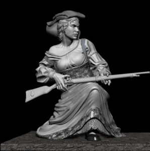 Francesca la Gamba, 90mm. Marca Kilgore HD Miniature. Ref: Francesca