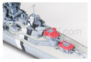 German Heavy Cruiser Prinz Eugen. Escala: 1:700. Marca: Tamiya. Ref: 31805.
