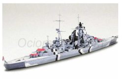 German Heavy Cruiser Prinz Eugen. Escala: 1:700. Marca: Tamiya. Ref: 31805.