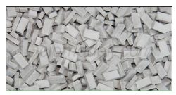 Ladrillos Gris oscuro. ALEMANIA ENTRE 1850 Y 1950. 500 unidades. Escala 1:32 y 1:35. Marca Juweela. Ref: 23013