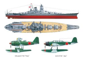 Musashi Japanese Battleship. Escala: 1:350. Marca: Tamiya. Ref: 78031