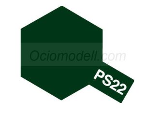 Ver más grande Spray RACING GREEN Polycarbonate ( 86022 ). Bote 100 ml. Marca Tamiya. Ref: PS-22, PS22