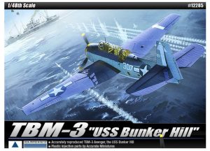TBM-3 [USS Bunker Hill]. Escala 1:48. Marca Academy. Ref: 12285