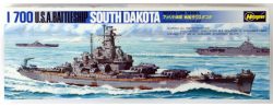 U.S.A. BattleShip South Dakota. Escala: 1:700. Marca: Hasegawa. Ref: 607