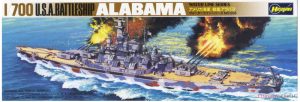 U.S.A. Battleship USS Alabama. Escala: 1:700. Marca: Hasegawa. Ref: 608