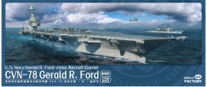 USS Gerald R. Ford CVN-78 Aircraft Carrier. Escala: 1:700. Marca: MAGIC FACTORY. Ref: 6401