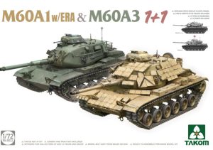 M60A1 w/ERA And M60A3 - 1 Plus 1. Escala 1:72. Marca Takom. Ref: 5022
