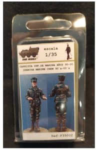 Carrista Infantería de Marina años 90-00. 1:35. Marca BMR MODELS. Ref: 3F35002