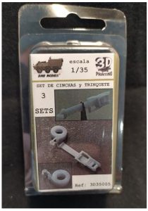 Cinchas y Trinquetes, 3ud. 1:35. Marca BMR MODELS. Ref: 3D35005