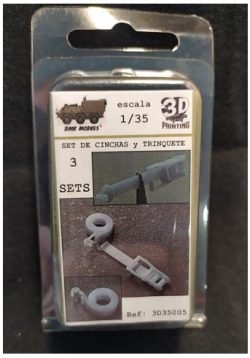 Cinchas y Trinquetes, 3ud. 1:35. Marca BMR MODELS. Ref: 3D35005