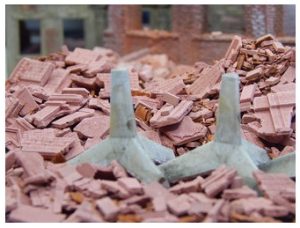 Escombros, rojizos. 75 gr. Escala 1:45. Marca Juweela. Ref: 24135