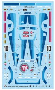 FIAT 131 Abarth Rally. De los 70 a 80. Escala 1:24. Marca Italeri. Ref: 3662 2 FIAT 131 Abarth Rally. De los 70 a 80. Escala 1:24. Marca Italeri. Ref: 3662