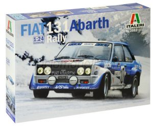FIAT 131 Abarth Rally. De los 70 a 80. Escala 1:24. Marca Italeri. Ref: 3662 3 FIAT 131 Abarth Rally. De los 70 a 80. Escala 1:24. Marca Italeri. Ref: 3662