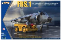 FRS.1 Sea Harrier Falklands 40th Anniversary with a Royal Navy Tow Tractor. Escala 1:48. Marca Kinetic Model. Ref: K48138