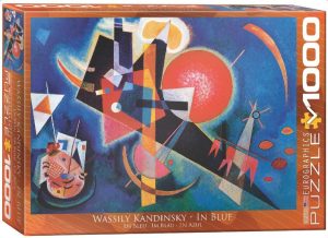 In Blue, Kandinsky. Puzzle horizontal, 1000 pz. Marca Eurographics. Ref: 6000-1897
