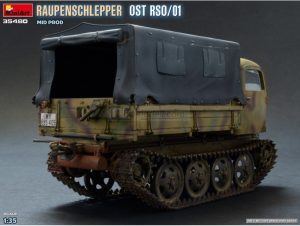 RAUPENSCHLEPPER OST RSO/01. MID PROD. Escala 1:35. Marca Miniart. Ref: 35480