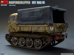 RAUPENSCHLEPPER OST RSO/01. MID PROD. Escala 1:35. Marca Miniart. Ref: 35480