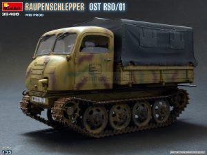 RAUPENSCHLEPPER OST RSO/01. MID PROD. Escala 1:35. Marca Miniart. Ref: 35480