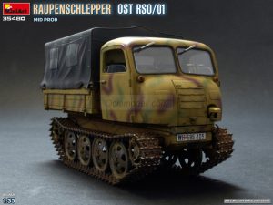 RAUPENSCHLEPPER OST RSO/01. MID PROD. Escala 1:35. Marca Miniart. Ref: 35480