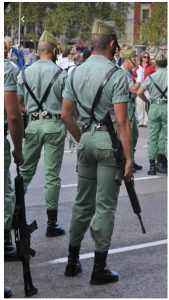 Set de 3 Acrilicos, UNIFORME LEGION. Bote 17 ml. Marca BMR MODELS Ref: SETLEGION