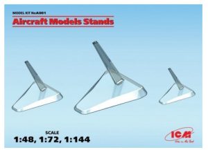Soportes para aviones. Todas las Escalas. Marca ICM. Ref: A001