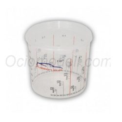 Vaso de Precipitado con Tapa, 600ML. Marca NAZZA. Ref: VASO600