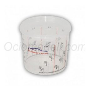 Vaso de Precipitado con Tapa, 600ML. Marca NAZZA. Ref: VASO600