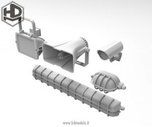 Alumbrado y seguridad. Escala 1:35. Marca Macone. Ref: HDM35021 2 Alumbrado y seguridad. Escala 1:35. Marca Macone. Ref: HDM35021
