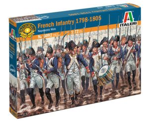 French Infantry 1798 - 1805 - Napoleonic Wars. Escala 1:72. Marca Italeri. Ref: 6092