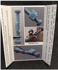 Lanzagranadas C90 y Lanzacohetes Alcotán C100, 1ud. 1:35. Marca BMR MODELS. Ref: 3D35004