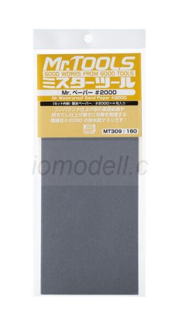 MR.TOOLS Mr Waterproof sand paper 2000. 4uds. Marca MR Hobby. Ref: MT309