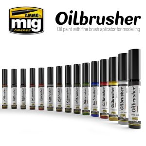 Oilbrusher: Oleo negro, black. Marca Ammo of Mig Jimenez. Ref: AMIG3500 2 Oilbrusher: Oleo negro, black. Marca Ammo of Mig Jimenez. Ref: AMIG3500