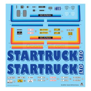 Scania 142H 6x2 Canvas. Escala 1:24. Marca Italeri. Ref: 90762