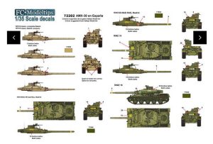 Calcas AMX-30 in Spain. Escala 1:72. Marca Fcmodeltips. Ref: 72202