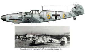 Caza MESSERSCHMIT BF-109 G-6 "Escuadrilla 9/JG26, 10 aviones", Junio 1943. Escala 1:48. Marca Trenmilitaria. Ref: 000_7033