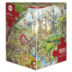 Cuentos de hadas, Fairy Tales, 1500 pz. Puzzle Vertical. Marca Heye. Ref: 29414