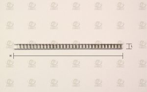 Escalera metálica 4x100 mm. 1ud. Marca Amati. Ref: 497104, 4971/04