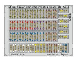 Fotograbado Aircraft Carrier figures USN present 3D, Escala: 1:350. Marca Eduard. Ref: 53233