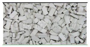 Ladrillos Gris claro. ALEMANIA ENTRE 1850 Y 1950. 500 unidades. Escala 1:32 y 1:35. Marca Juweela. Ref: 23008