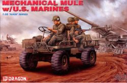 Mechanical Mule w/U.S. Marines. Escala 1:35. Marca Dragon. Ref: 3317