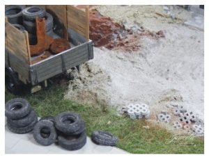 Neumáticos. 90 gr. Escala 1:45. Marca Juweela. Ref: 24156