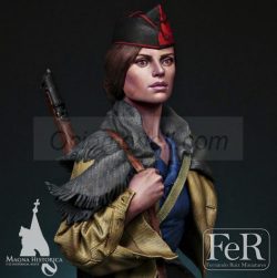 ¡No Pasarán! CNT Militiawoman Barcelona, 1936. 1/12. Marca Fer Miniatures. Ref: MHB00017