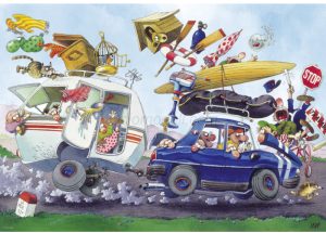 Off On Holiday!, Puzzle horizontal, 500 pz. Marca Heye. Ref: 29988