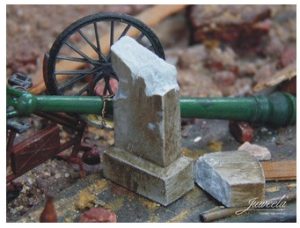 Pilar de carretera de kilimetraje. 15 unidades. Escala 1:32 y 1:35. Marca Juweela. Ref: 23143