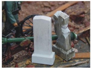 Pilar de carretera de kilimetraje. 15 unidades. Escala 1:32 y 1:35. Marca Juweela. Ref: 23143