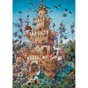 Safecracker Suzie. Puzzle vertical, 1000 pz. Marca Heye. Ref: 30051.