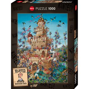 Safecracker Suzie. Puzzle vertical, 1000 pz. Marca Heye. Ref: 30051.