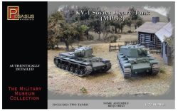 Tanque soviético KV-1 heavy. Escala 1:72. Marca Pegasus. Ref: PG7666